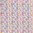 Baumwolljersey bunte Formen - hellrosa