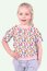 Baumwolljersey bunte Formen - hellrosa