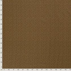 Baumwolljersey Regentropfen braun