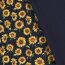 Softshell Digital Sonnenblumen - dunkelblau