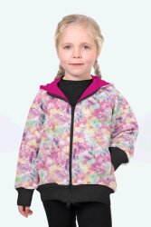 Softshell Digital Pastell Tie Dye -  rosa