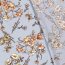 Viskose Crêpe Blumen - babyblau