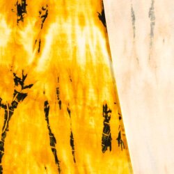 Viskose Jersey mit Muster - gelb