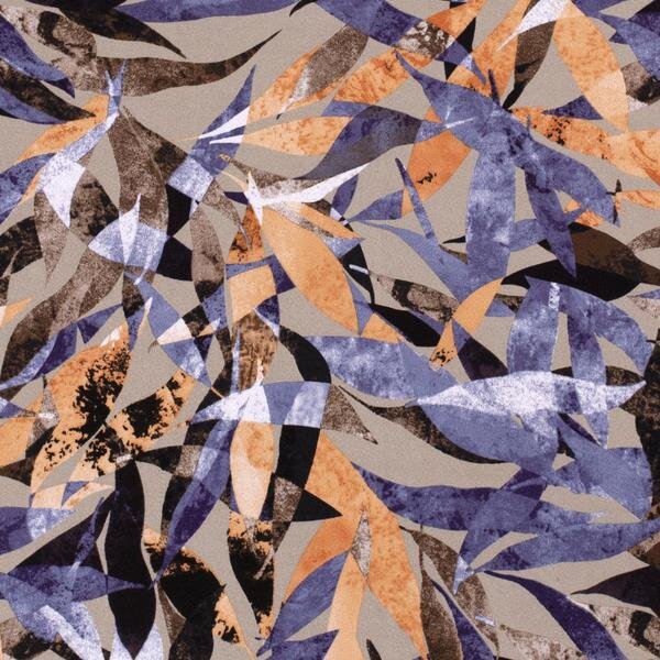 Viskose-Crêpe Jersey mit Muster beige 5,06 €