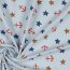 Baumwolljersey Piraten - hellblau