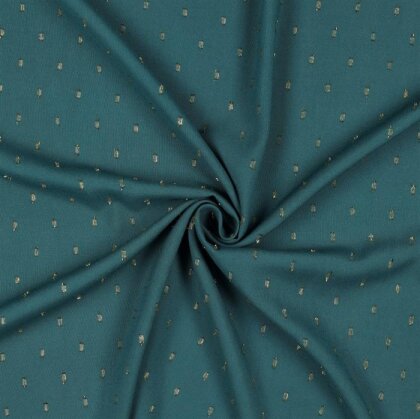 Viskose Lurex - smaragd