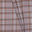 Gabardine Schottenkaro Stretch - lila/braun