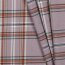 Gabardine Schottenkaro Stretch - lila/braun