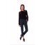 Gabardine Schottenkaro Stretch - lila/braun