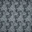 Jeansstoff Blumen - indigoblau