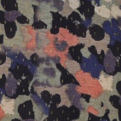 Viskose Lurex Digital Abstrakt - gurkengrün