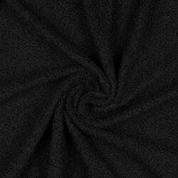 Teddystoff *Vera* - schwarz