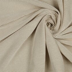 Jacquard Lurex Streifen - creme/gold