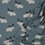 Baumwolljersey Elche - jeansblau