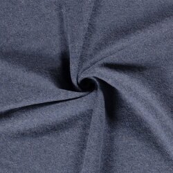 Walkloden Melange *Marie* - jeansblau