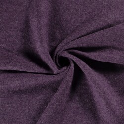 Walkloden Melange *Marie* - aubergine