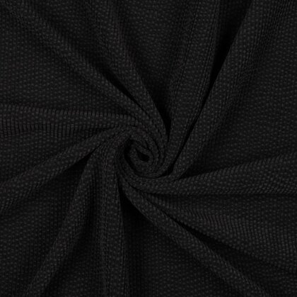 Cordstoff mit Bübbelchen - schwarz