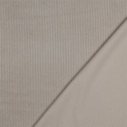 Cordstoff mit Bübbelchen Uni - hellsand