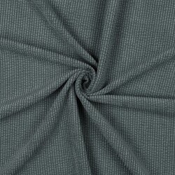 Cordstoff mit Bübbelchen Uni - blaugrün