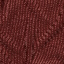 Cordstoff mit Bübbelchen - altrot