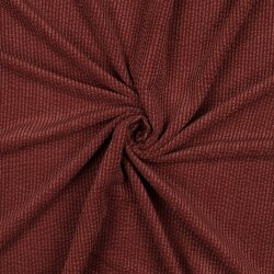 Cordstoff mit Bübbelchen Uni - altrot