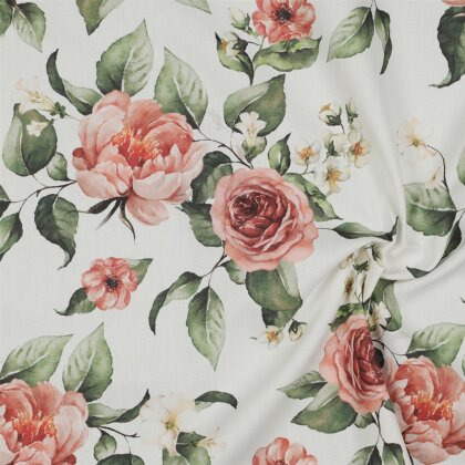 Canvas Digital Rosen - weiss