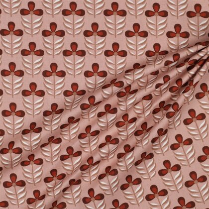 Canvas WATERPROOF Blumen - altrosa