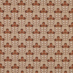 Canvas WATERPROOF Blumen - sand