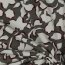 Viskose Baumwollpopeline Stretch große Blumen - taupe