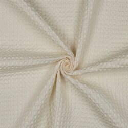 Waffelpiqué XL - creme