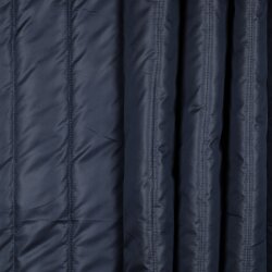 Steppstoff wattiert XL Streifen - dunkelblau