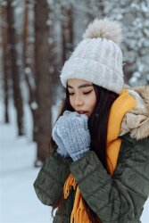 Steppstoff wattiert XL Streifen - dunkelblau