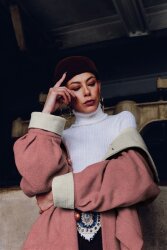 Cordstoff mit Fellabseite - helloliv