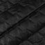Steppstoff wattiert Uni V-Optik - schwarz