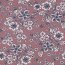 Ganzjahressweat Soft Blumen - altperlrosa