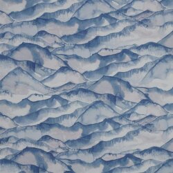 Softshell Digital Schneeberge - hellblau
