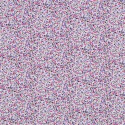 Viskose Popeline Digital Mini Blumen - helllila