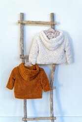 Baumwolljersey Blütenregen- creme