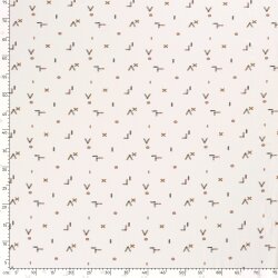 Baumwolljersey Spielzeug- creme