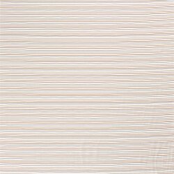 Baumwolljersey bunte Streifen- creme
