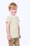 Baumwolljersey bunte Streifen- creme