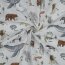 Baumwollpopeline Digital Tiere