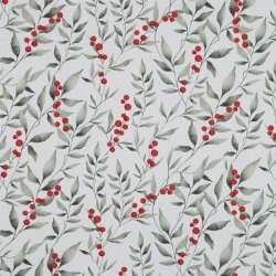 Canvas Digital Winterbeere - leinen