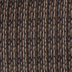 1 Meter - Chiffon Streifen marine