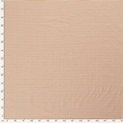 Baumwolljersey Mini Streifen 3mm *Bibi* - soft koralle