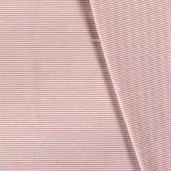 Baumwolljersey Mini Streifen 3mm *Bibi* - antikmalve