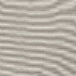 Baumwolljersey Mini Streifen 3mm *Bibi* - taupe