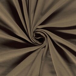 Baumwolljersey *Bibi* Uni - taupe