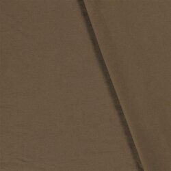 Baumwolljersey *Bibi* Uni - taupe