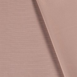 Rippenjersey Ottoman *Bibi* - altrosa